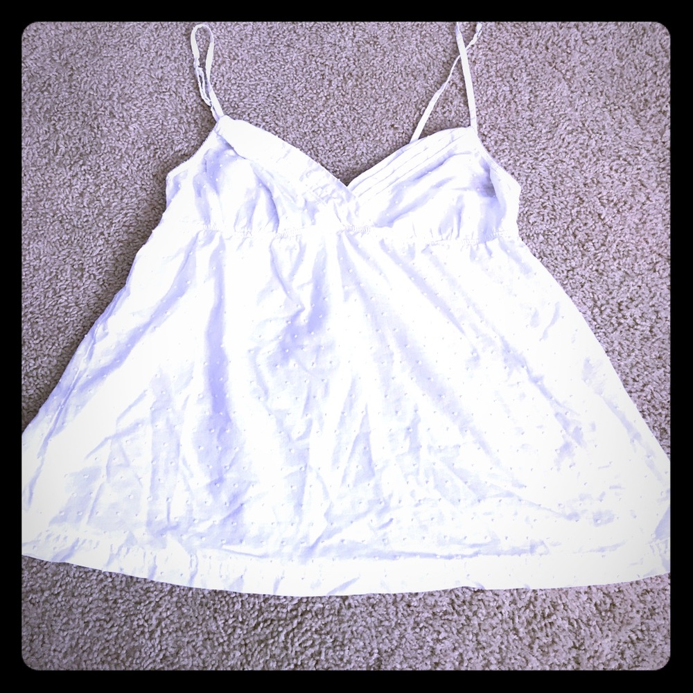 White tank top sleepwear