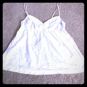 White tank top sleepwear