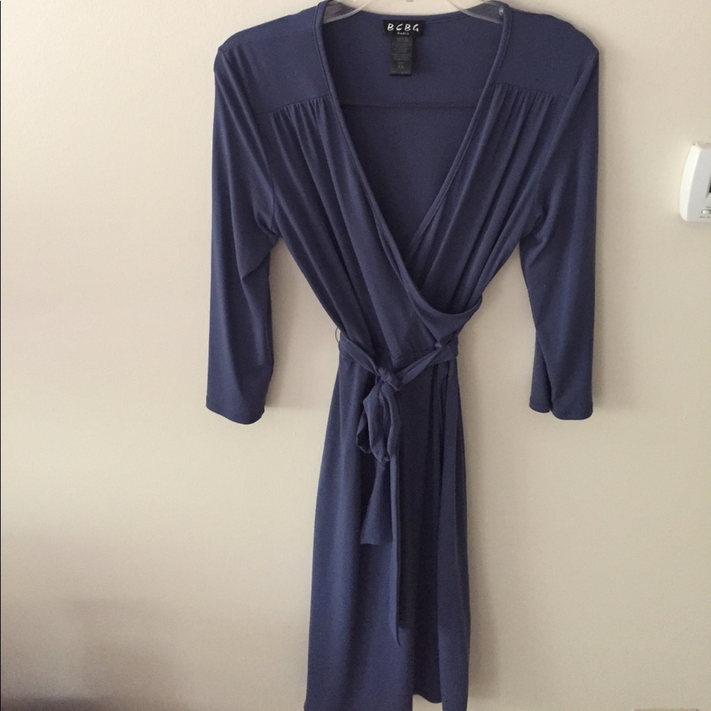 BCBG Paris Periwinkle Wrap Dress