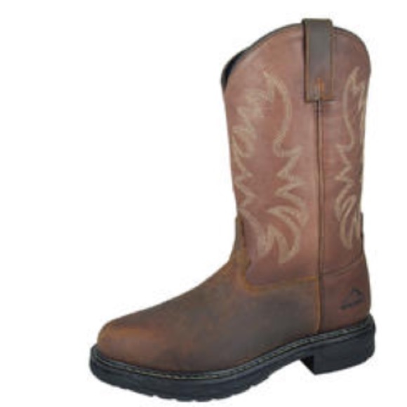 smokey Other - Men's Brown Leather Work boot 10.5 wide
