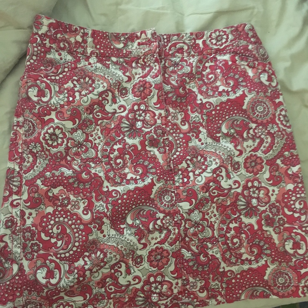 Ann Taylor Paisley Skirt