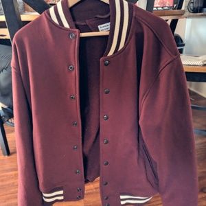 American Apparel Varsity Jacket Heavy Terry XL