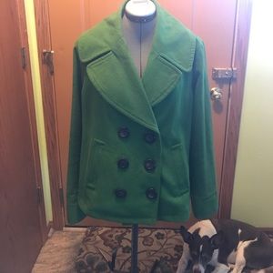 EUC Wool Blend Double Breasted Pea Coat