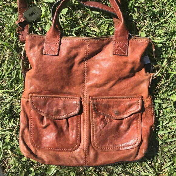 Leather Fossil Crossbody Purse - Picture 2 of 2