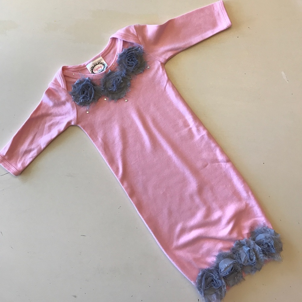 Baby Girl's Newborn Gown