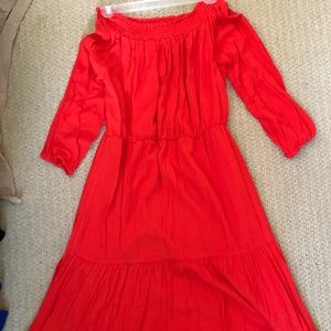 Beautiful never worn vibrant off the shoulder