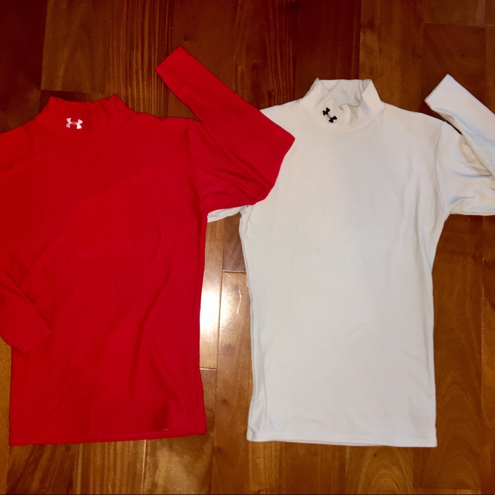 2 Under Armour cold gear long sleeve shirts!