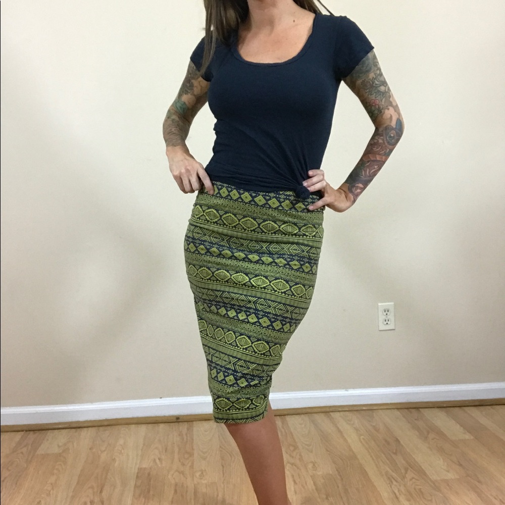 Aztec / Tribal pencil skirt " Cassie "