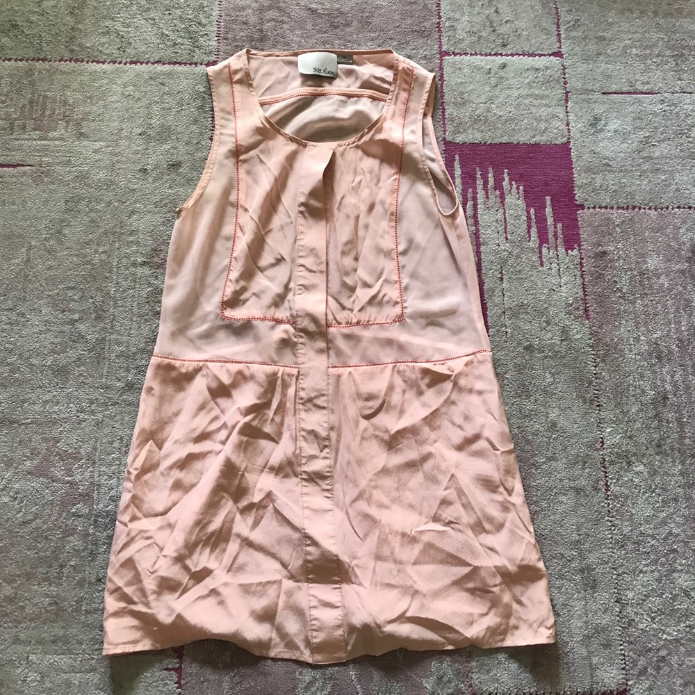 Chloe Oliver pink silk dress