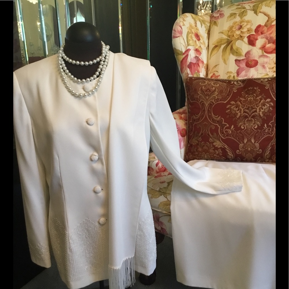 Two Piece Skirt Suit