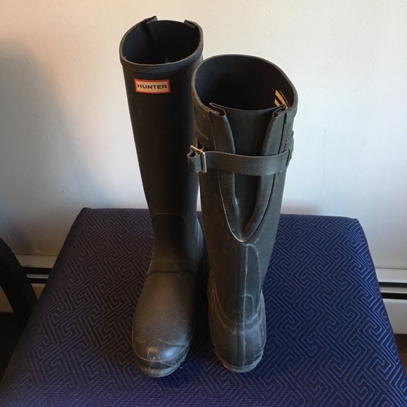 hunter boots adjustable back