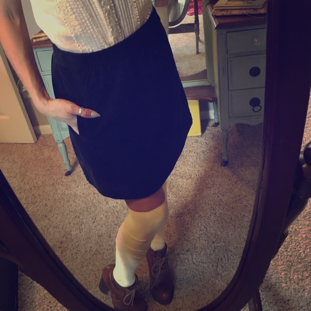 J.CREE cord skirt w pocketS