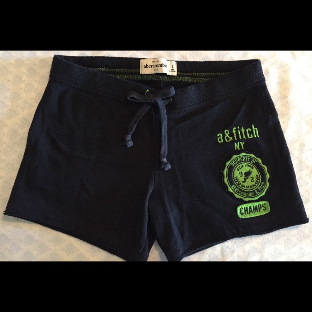 Abercrombie Kids Navy Blue Lounge Shorts for Girls