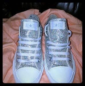 Converse size 7 Glitter Shoes