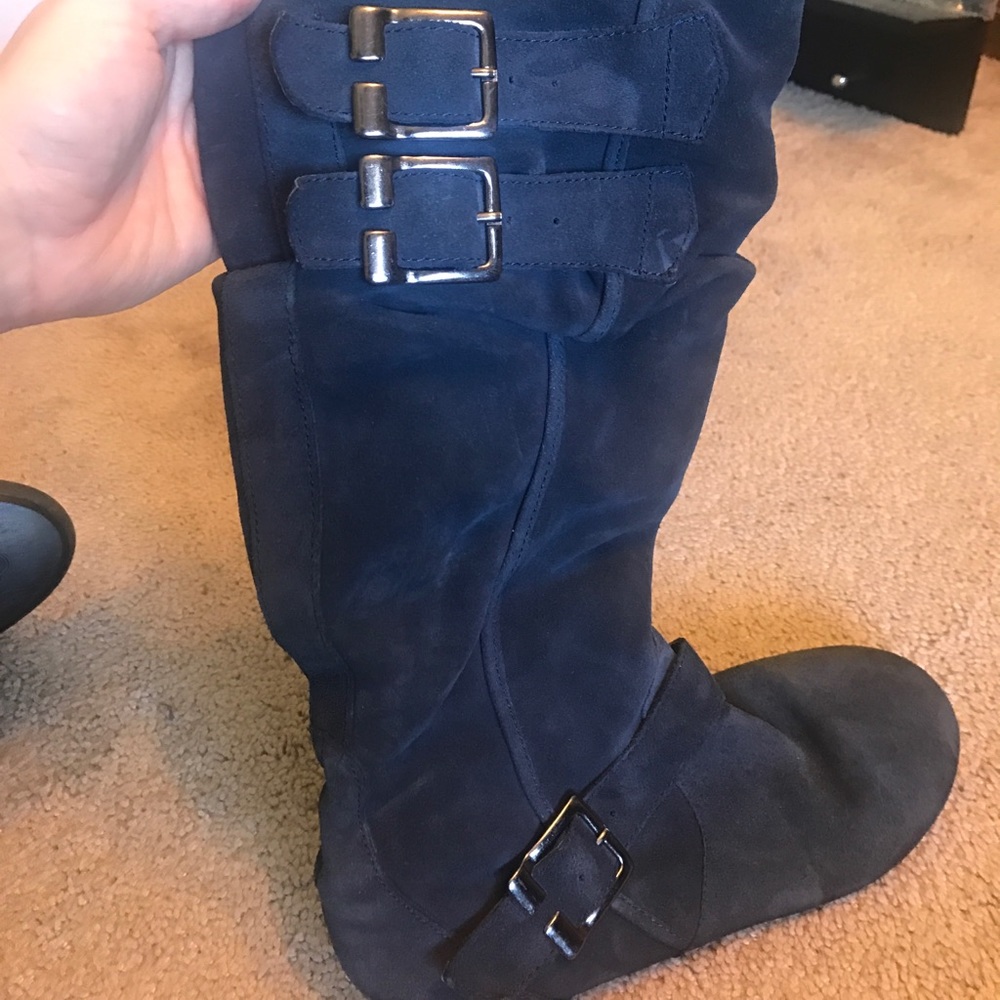 Blue Naughty Monkey Boots