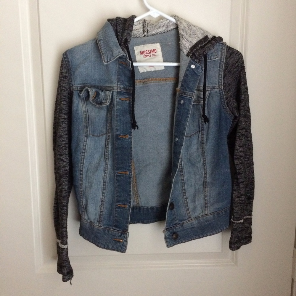 Mossimo jean jacket fall sweater