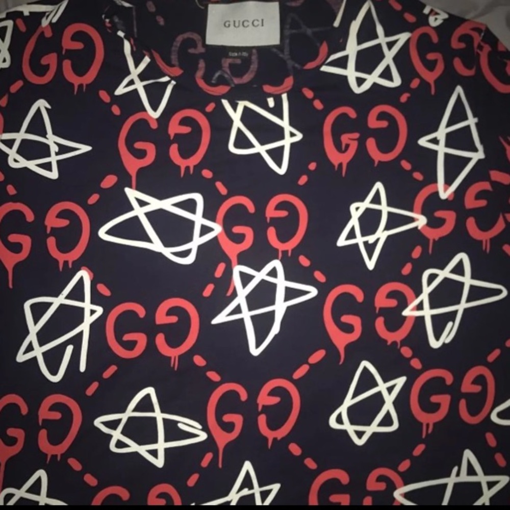 GUCCI GHOST SHIRT AUTH ✅✅