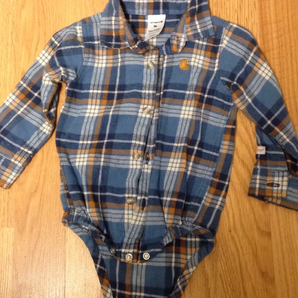 Carhartt flannel / overall set