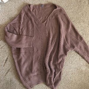 Oversized Charlotte Russe Mauve Sweater