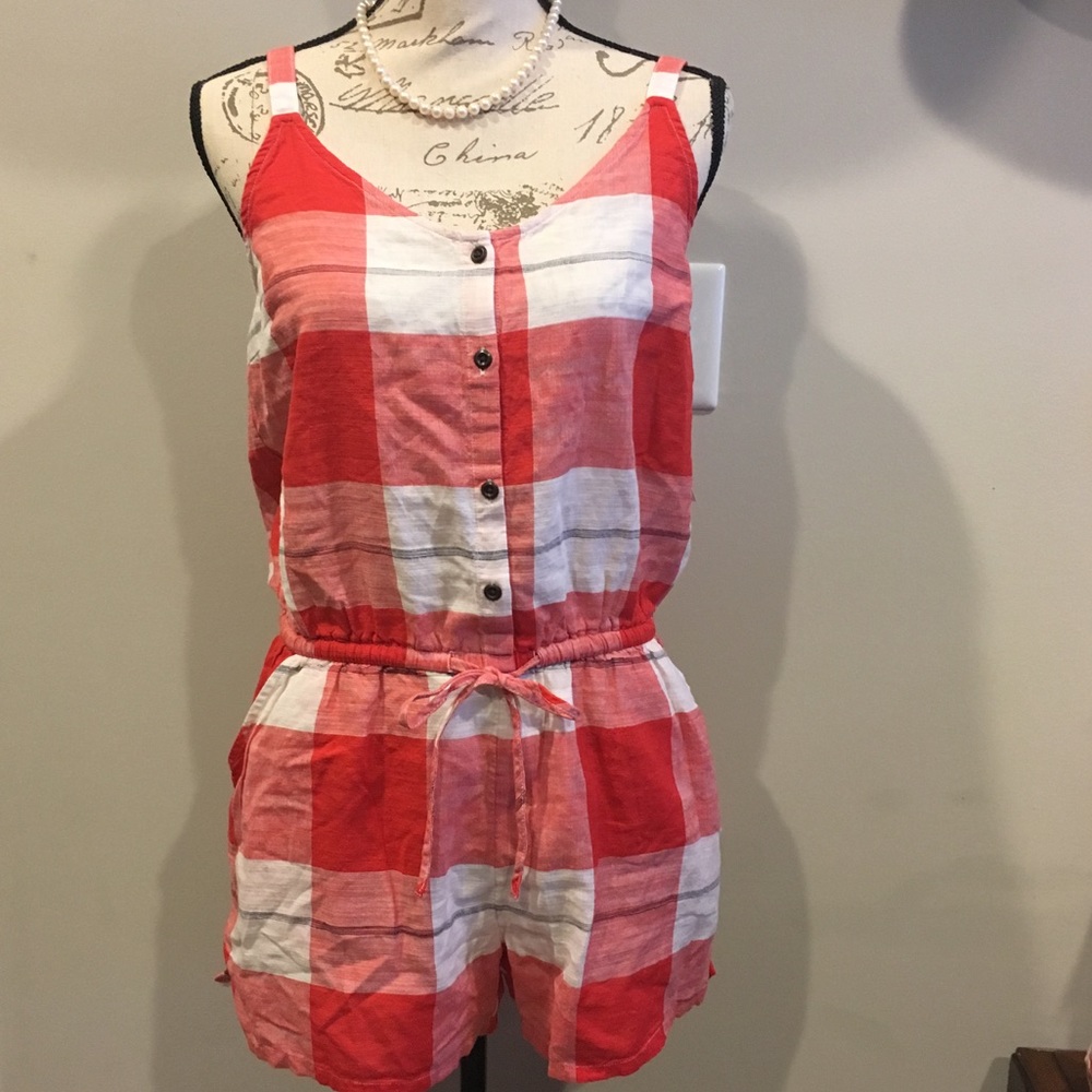 Checkered Romper
