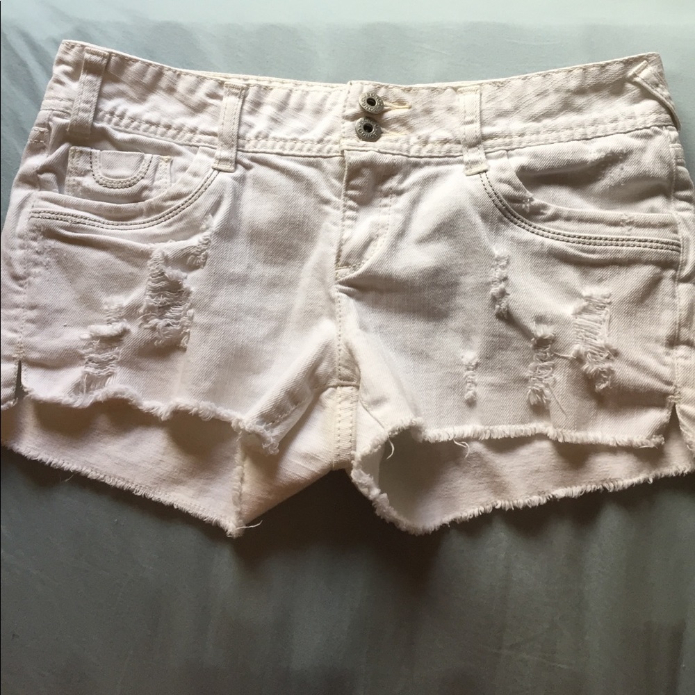 BONGO White denim shorts