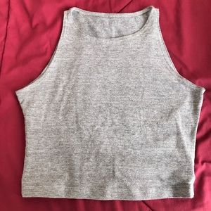 Cotton Spandex Sleeveless Crop Top