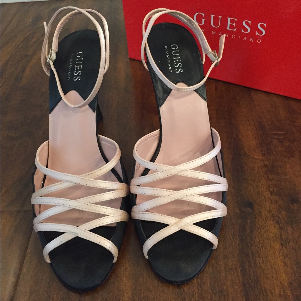 Guess by Marciano Black/Pink Heel 8.5