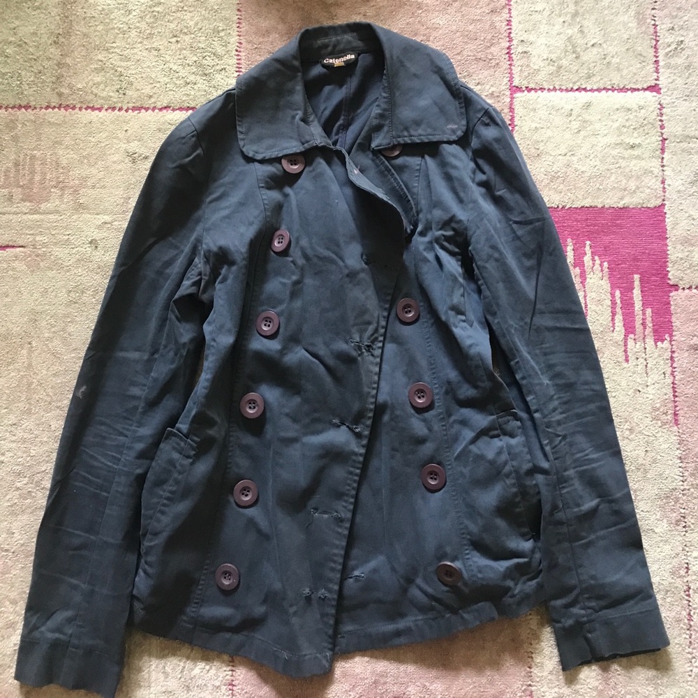 Catenella size 40 blue fitted jacket