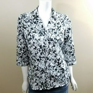 212 Collection Tops - 212 Collection Print Shirt 212 Collection Tops - 212 Collection Print Shirt