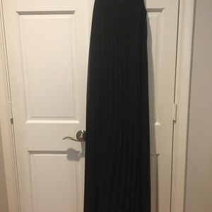 Black long maxi dress