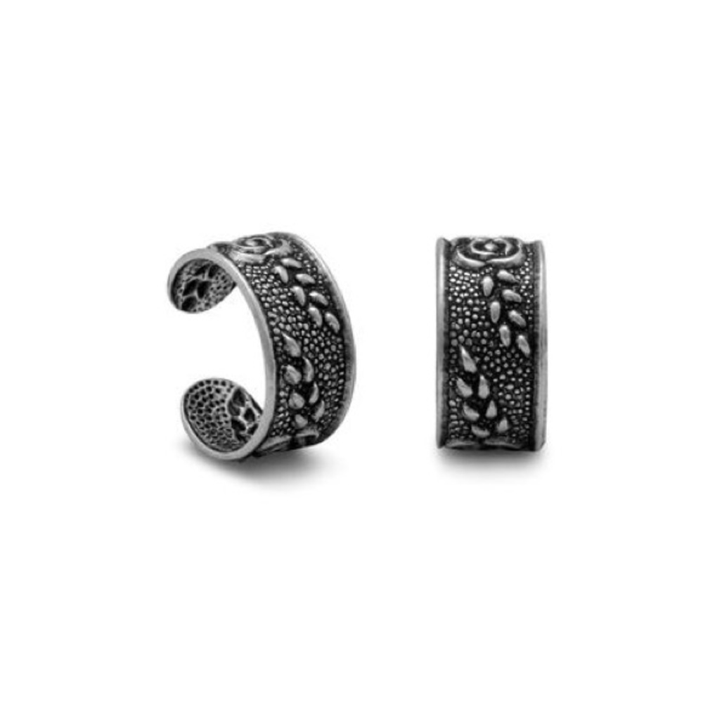 Ear Cuffs with Floral Design