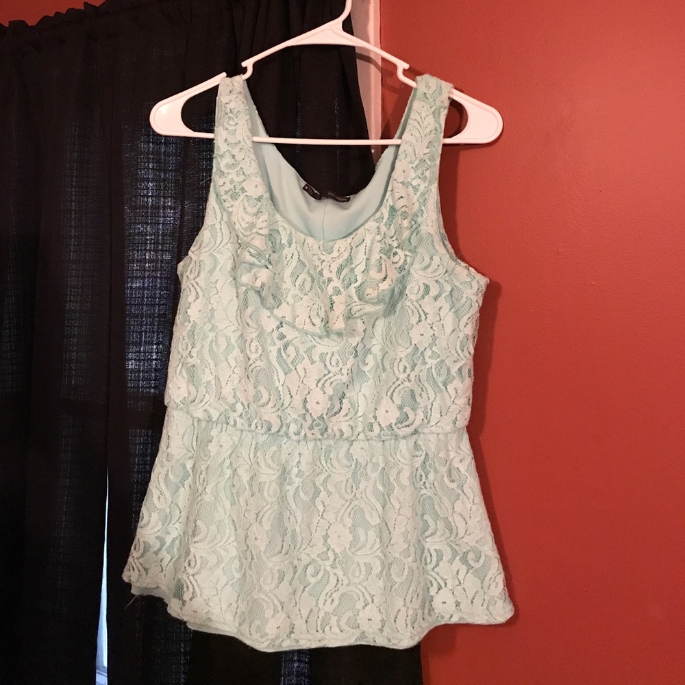 Lace tank top
