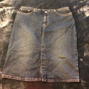 Jean skirt