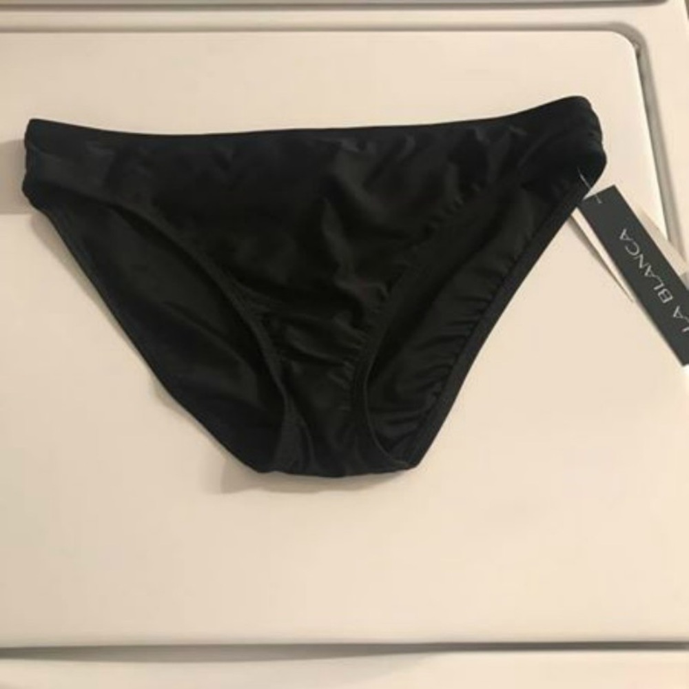 La Blanca Black Bikini Bottoms