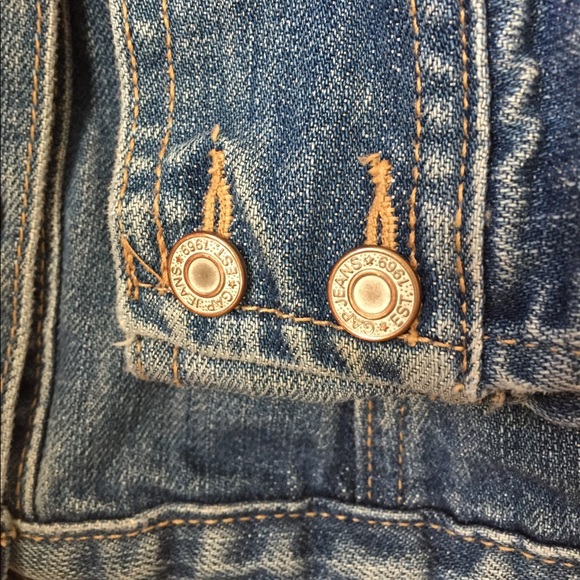 Very good condition gap kids XS blue Jean jacket - Picture 4 of 8