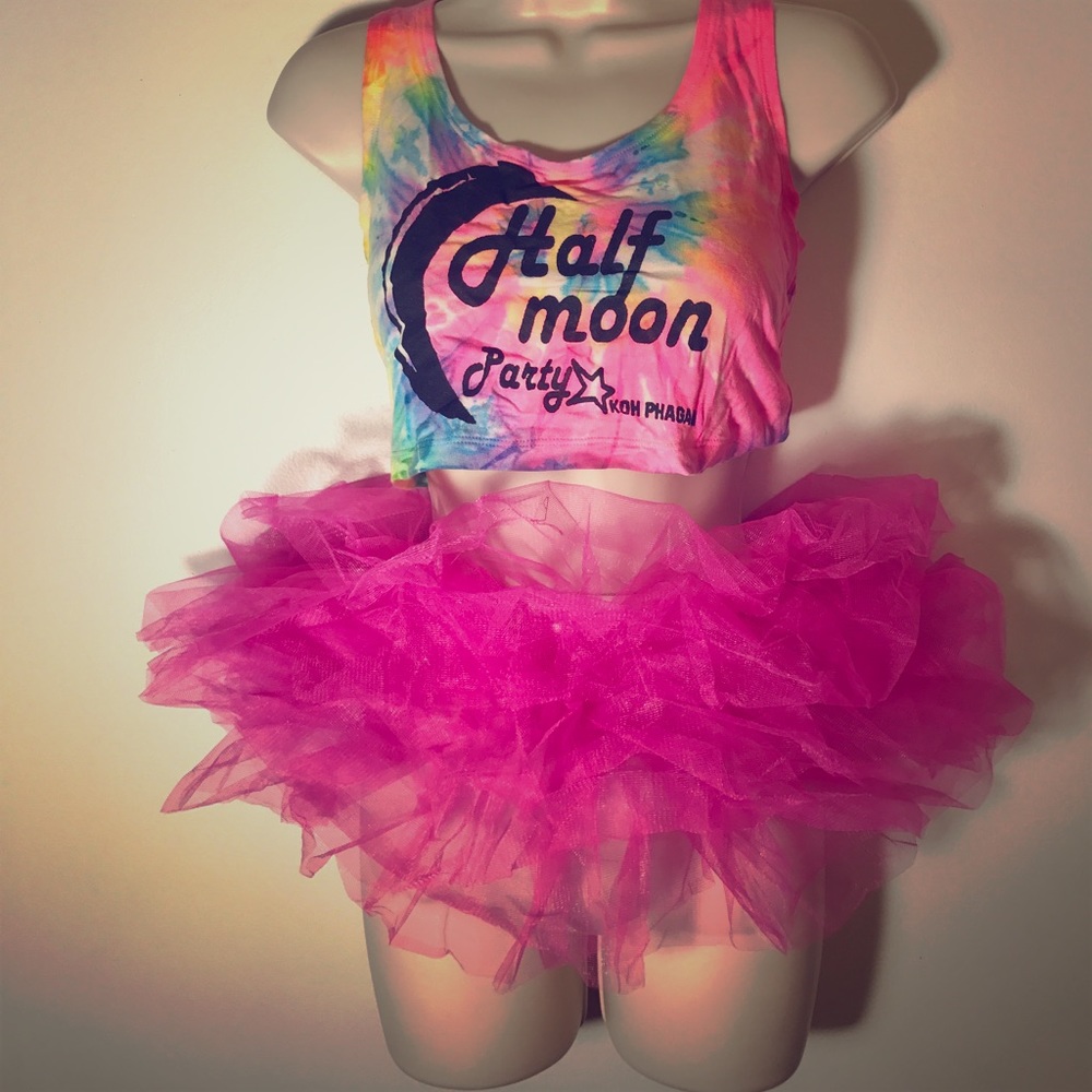 Rave/Halloween Pink Tutu