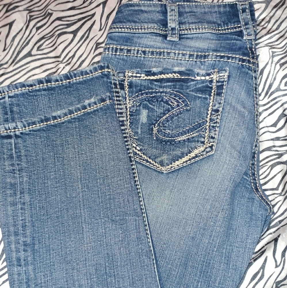 Silver Suki mid capri jeans size 30