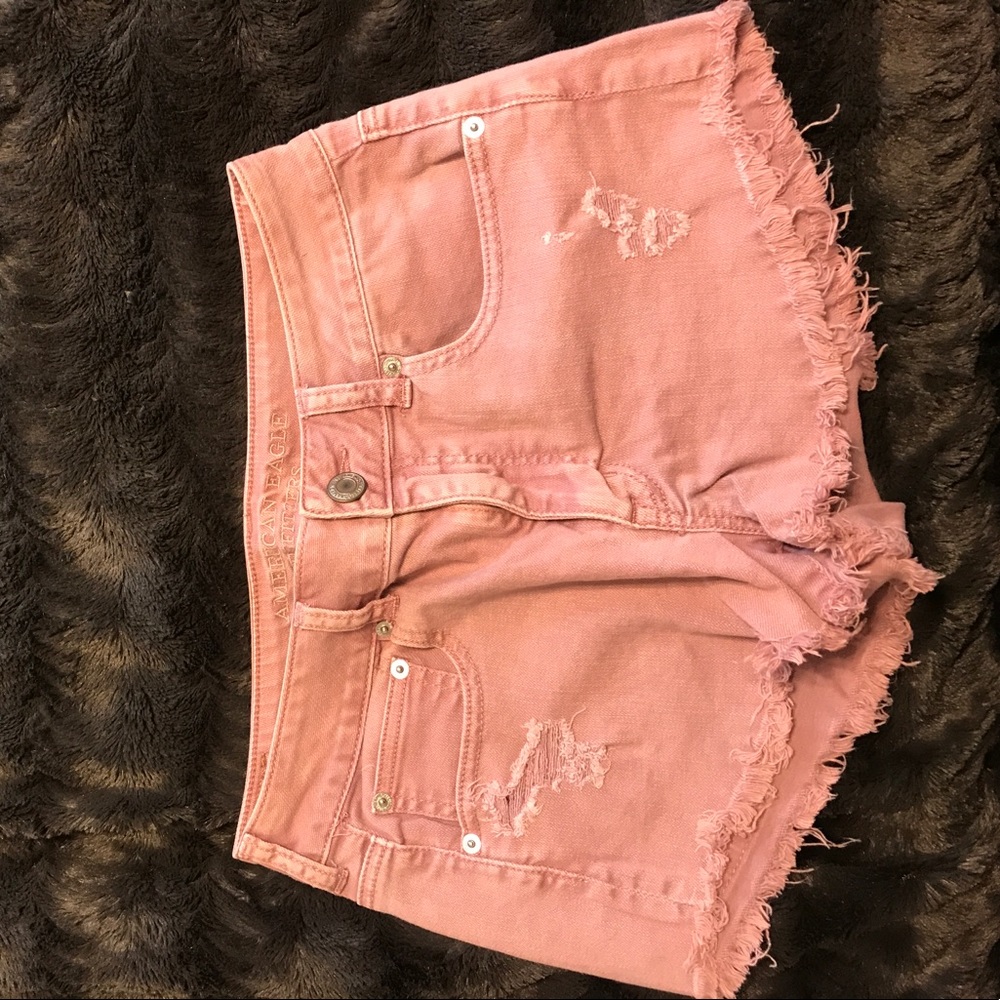 AE High waisted jean shorts