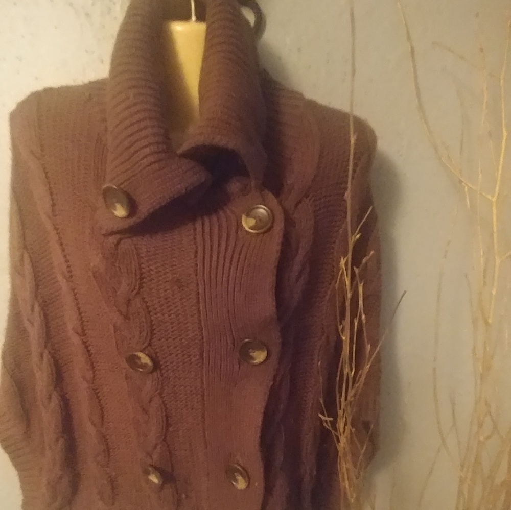 Mossimo Brown Sweater sz Medium. Ras1589