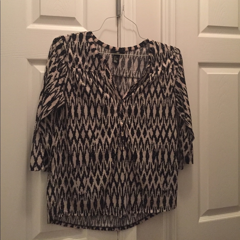 3/4 sleeve H&M blouse