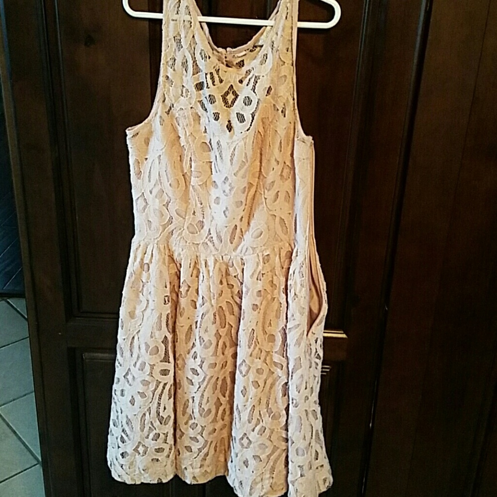 Darling Pink Lace Dress