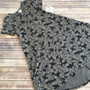 Lularoe - Carly - XXS - Denim blue Jacquard - NWT