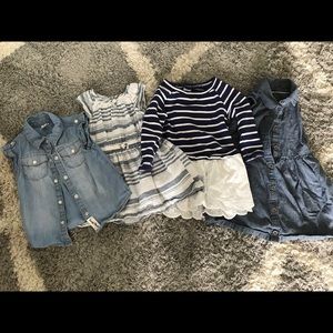 Cute girls shirt and dresses 18 months.