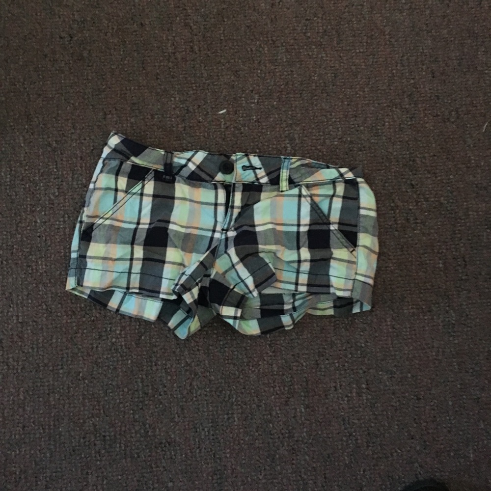 Plaid shorts