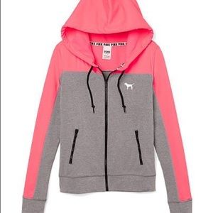 NWOT vs pink zip up hoodie