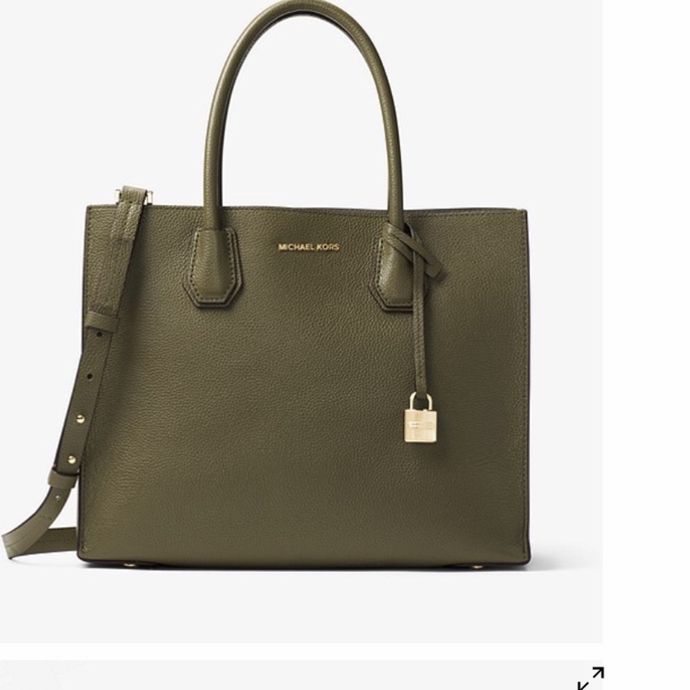 Michael Kors handbag: Mercer in olive color