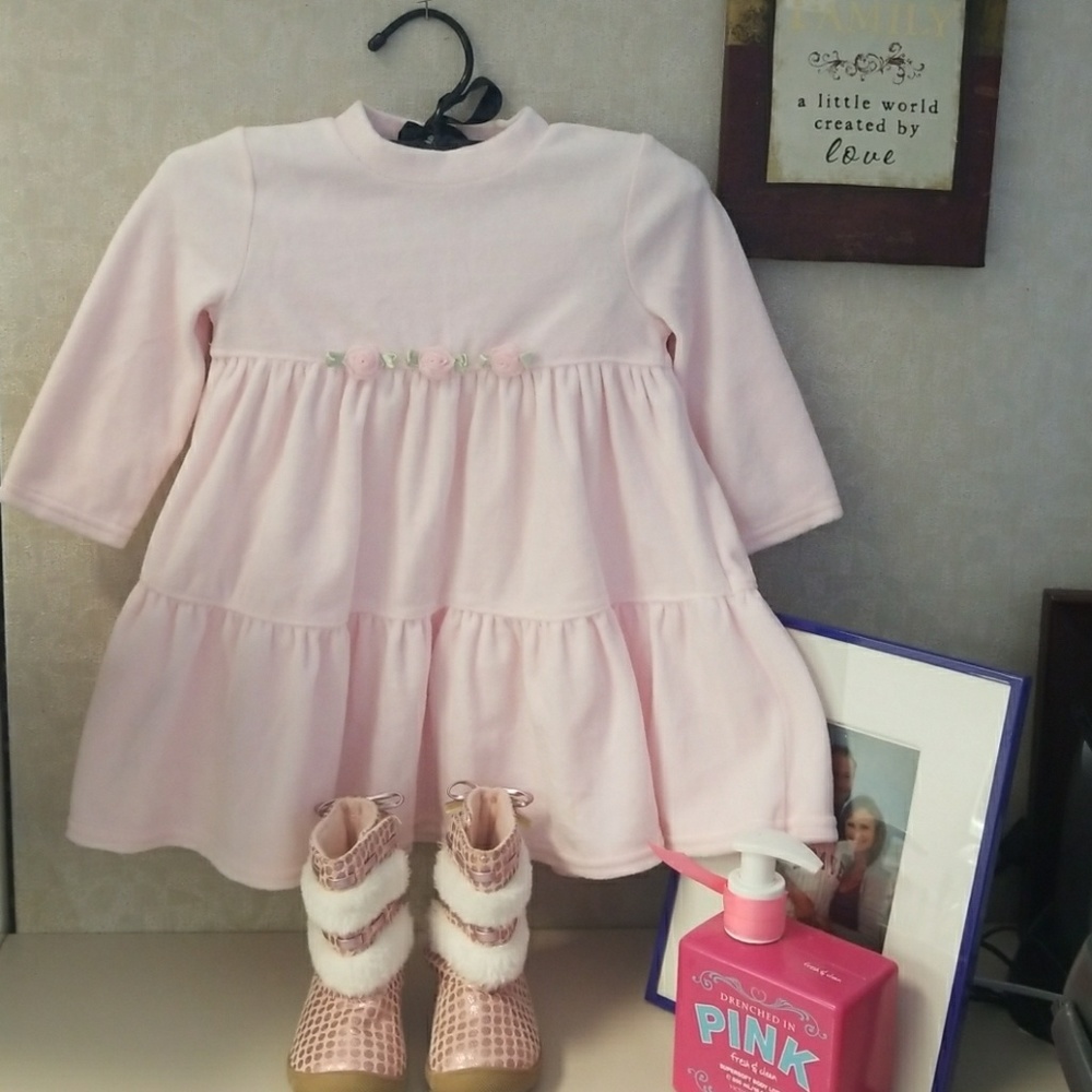 Velvet Dress & Boots!