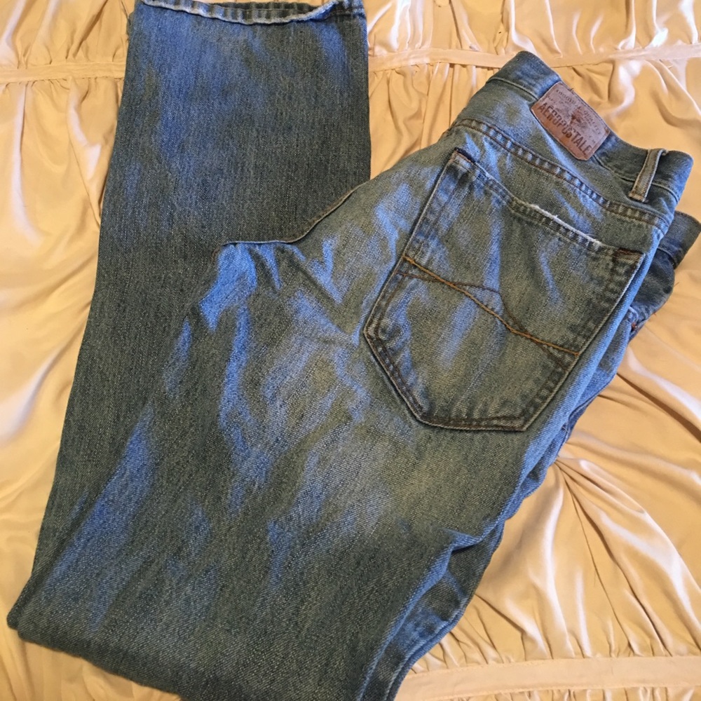 Mens Aeropostale distressed jeans 32/34