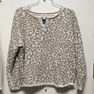 Leopard Print Sweater M