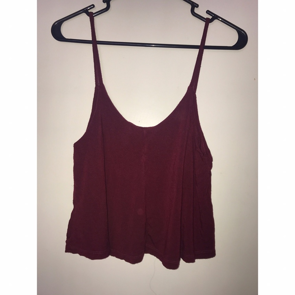Brandy Melville maroon top